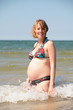 Photo: Pregnant woman enjoying her summer Pregnant woman enjoying her summer