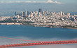 san francisco golden gate bridge and city