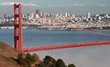 san francisco golden gate bridge and city
