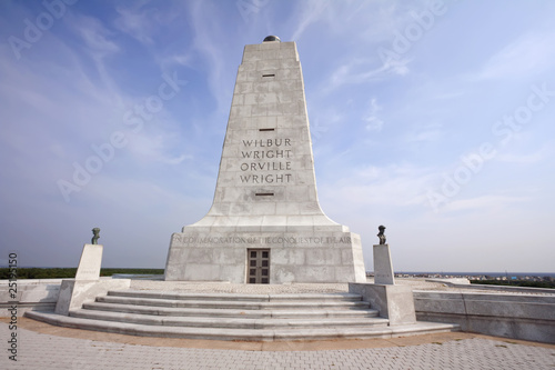 Photo: Wright Brothers monument at Kitty Hawk, North Carolina Wright Brothers monument at Kitty Hawk, North Carolina