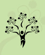 abstract human tree abstract human tree