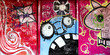 Urban graffiti which has been further defaced