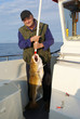 Foto: Fisherman with very big fish on the boat Fisherman with very big fish on the boat