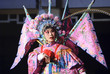 china opera actress with theatrical costume and facial painting china opera actress with theatrical costume and facial painting