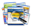Internet Web Site Search Collage Internet Web Site Search Collage
