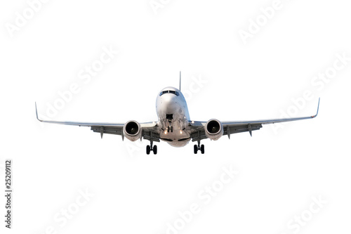 Foto: Airplane isolated on white Airplane isolated on white