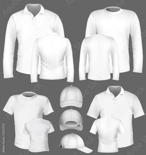 tee shirt design template. Men#39;s t-shirt design template
