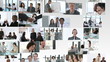 Video: animation showing businesspeople footage animation showing businesspeople footage