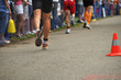 Triathletes in marathon Triathletes in marathon