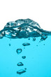 blaue Bubbles