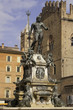 The Fountain of Neptune in Bologna. Italy, Europe The Fountain of Neptune in Bologna. Italy, Europe