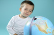 white preschooler thinking and choosing locations white preschooler thinking and choosing locations