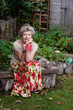 lady in the garden