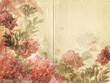 Illustration: Blumen-Passpartout Blumen-Passpartout