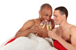 Mixed ethnicity  gay couple