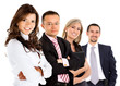 business group smiling