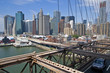 New York City Brookly Bridge Panorama