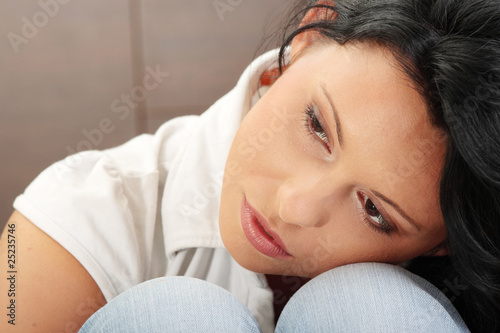 Photo: A worried and afraid A worried and afraid