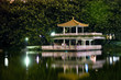 Lake park by night