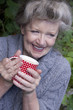 laughing with tea
