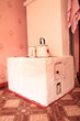 brick stove in rural house