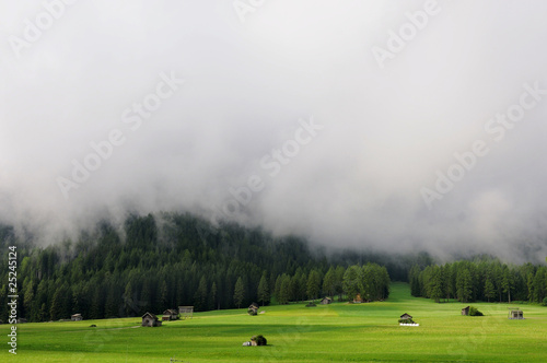 nuvole in montagna