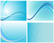 Abstract vector background set