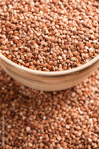 Photo: buckwheat in bowl buckwheat in bowl