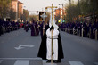 Photo: Procesión de nazarenos en Semana Santa Procesión de nazarenos en Semana Santa