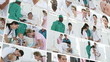 Collage of Medical Footage