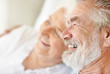 Senior man with a mature woman spending time together
