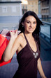 Photo: Girl with shopping bags Girl with shopping bags