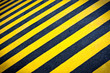 Lignes de peinture jaune sur asphalte Lignes de peinture jaune sur asphalte