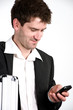 business-man with telephone