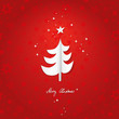folded christmas tree of paper