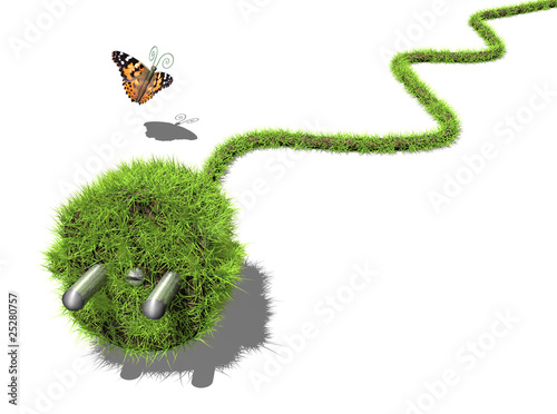 Illustration: Grüne Energie Grüne Energie