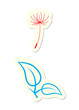 Dandelion and Leaf Icons