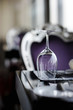 Wine glass on a table