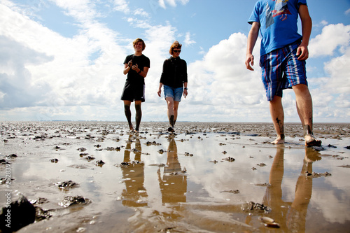 Foto: Wattwandern an der Nordsee 709 Wattwandern an der Nordsee 709
