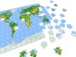 puzzle map of the world puzzle map of the world
