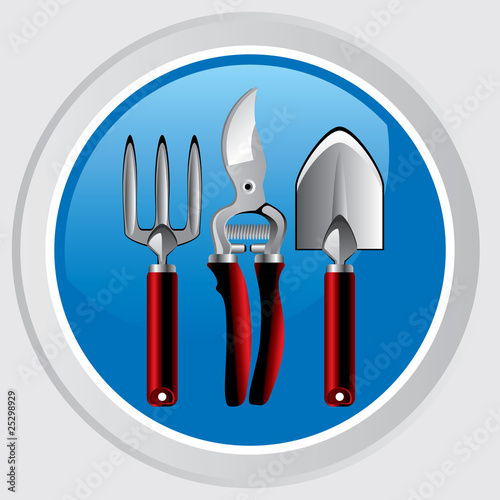 garden tools vector. garden tools icon