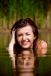 beautiful girls in water