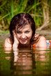 beautiful girls in water
