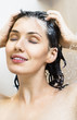 girl at the shower