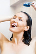girl at the shower