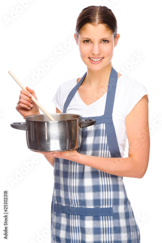 In the kitchen