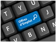 Touche OFFRES D’EMPLOI sur Clavier (recherche chômage travail)