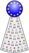 Vektor: Spielfiguren der EU Spielfiguren der EU