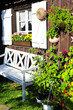 Garten Bank Hütte