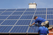 Photo: Near completion, solar electricity Near completion, solar electricity